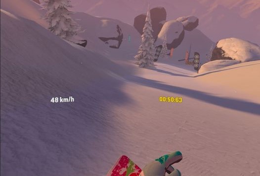 ＶＲゲーム【Carve Snowboarding】攻略のコツ6