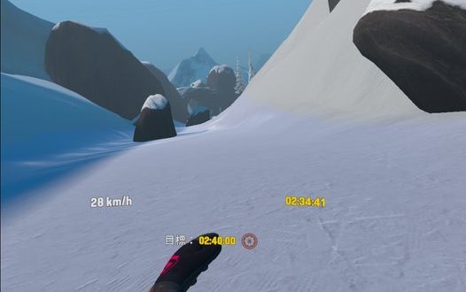 ＶＲゲーム【Carve Snowboarding】攻略のコツ1